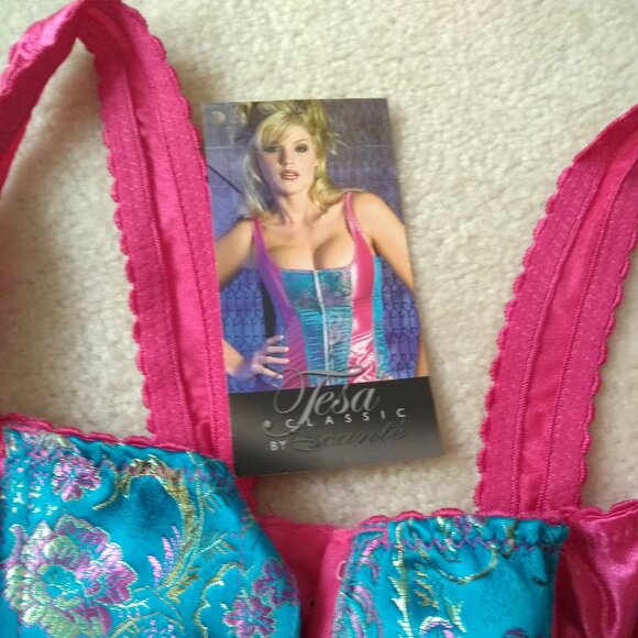 Lot of 2 - TESA Corsets Corset Tops Size 32 (XS/S) - Picture 3 of 7